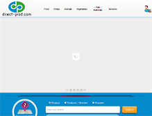 Tablet Screenshot of direct-prod.com